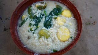 ঠাকুমার হাতের হারিয়ে যাওয়া গ্রামের ফেনা ভাত  Steamed rice cooking by our Grandmother at home [upl. by Anairad905]