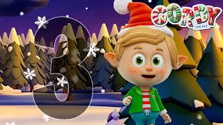 Snow Monster Mayhem  Gordys Advent Adventures  Gordy the Elf  Kids Learning Videos [upl. by Najar847]