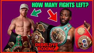 CRAWFORD VS CANELO COMINGMANY FIGHTS ARE LEFT FOR CANELO ALVAREZ AND TERENCE CRAWFORD [upl. by Ardnat]