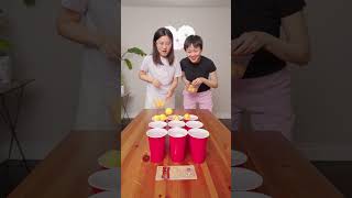 Ping Pong Ball Tic Tac Toe Challenge ♟️🏓 Lets see who can win the money🥳💰funny challenge [upl. by Cowles]