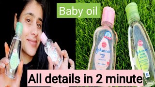 Johnsons Baby Oilbaby oilbaby hair oil [upl. by Toille372]