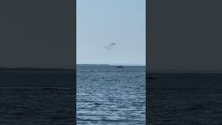 C130 Low Pass over PointtoLa Pointe swimmers 2024 topgun lakesuperior c130hercules bayfield [upl. by Ellersick887]