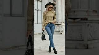 Winter Wear sweater outfits fypシshorts viral virakshorts kpop bts meesho fashion ootd [upl. by Sibilla]