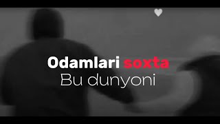 Odamlari soxta bu dunyoni text odamlarisoxtabudunyoniodamlar [upl. by Arie]