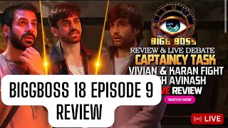 Bigg Boss 18 EP9 Review Time God Task KaranveerVivian vs Avinash  Shrutika vs Alice  Gunratan [upl. by Quitt911]