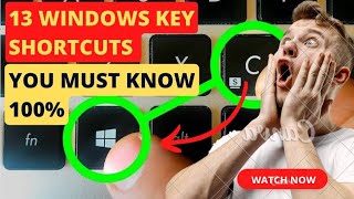 13 Windows Key Shortcut You Must Know 100 New Ideas [upl. by Cyrie]