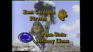 Sept 1985  East Carolina Pirates at Penn State Nittany Lions PSU Highlight Show TCS [upl. by Mark230]