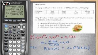 Binomialverteilung  Einzelne und kumulierte Wahrscheinlichkeiten ★ ÜBUNG [upl. by Albertine]