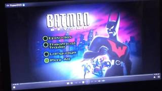 DVD Menu walkthroughs 8 Batman Beyond The Movie [upl. by Mitman270]