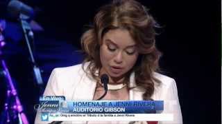 Janney Chiquis Habla en Homenaje a Jenni Rivera  Funerales 12192012 [upl. by Patsis]