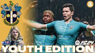 A FIGHTING CHANCE  EA FC 24 CAREER MODE  YOUTH ACADEMY  SUTTON UNITED  EP16 [upl. by Dinan]