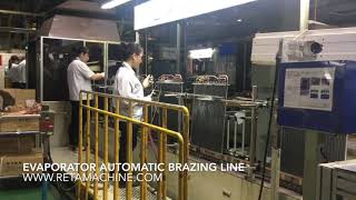 Evaporator Automatic Brazing Line [upl. by Sonni]