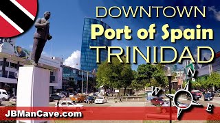 PORT OF SPAIN Downtown Trinidad and Tobago Tour Walking Video Part 1  by JBManCavecom [upl. by Naujed]