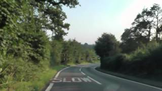 Driving On The B4190 From Kidderminster To Bewdley Worcestershire England 26th August 2013 [upl. by Hardman]