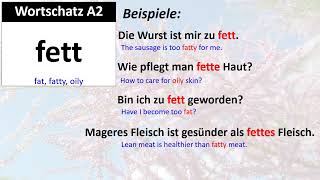 Wortschatz A2 fett [upl. by Malti]