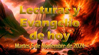 Lecturas del día de hoy Martes 5 de Noviembre de 2024 Evangelio de Hoy Lucas 14 1524 [upl. by Darrin328]