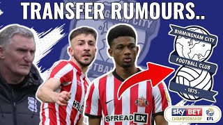 JANUARY TRANSFER RUMOURS amp MOWBRAY bcfc birminghamcity eflchampionship [upl. by Penni]