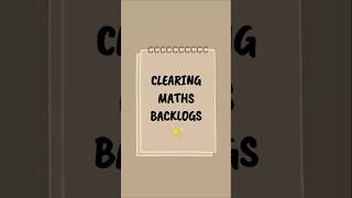 Clearing maths backlogs 💕CBSE 11TH GRADER👍💌PCM student 👤👀🌷studyroutine trending motivation [upl. by Ecirtam681]