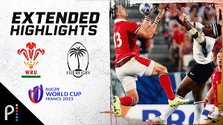 Wales v Fiji  2023 RUGBY WORLD CUP EXTENDED HIGHLIGHTS  91023  NBC Sports [upl. by Earley153]