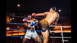 1774 Muaythai series  James Kostic SRG vs Enrico Leasa Rungchai [upl. by Wolliw227]