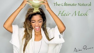 The Ultimate Natural Hair Mask  DIY TUTORIAL  ARIBA PERVAIZ [upl. by Ennairoc]