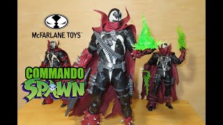 McFarlane Toys COMMANDO SPAWN 10quot Statue Figure unboxing amp review Mortal Kombat 11 [upl. by Deenya]