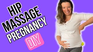 BEST HIP MASSAGE techniques during pregnancy to ELIMINATE PAIN [upl. by Hnaht]