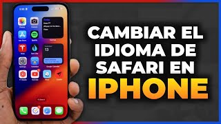 Cómo cambiar el idioma de Safari en iPhone 2024 [upl. by Tess]