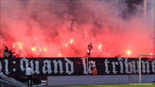 R Charleroi SC  KAA Gent Pyro  Tifo amp Compil compil By Julien Trips Photography [upl. by Erised]