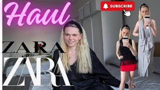 Zara HAUL Try on clothing [upl. by Eissen500]