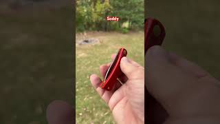 Red Delrin CV Steel and a Spearpoint Blade [upl. by Kyd]