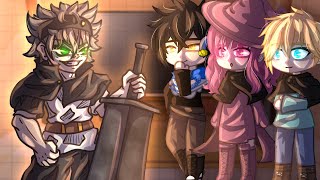 Black Clover React To Asta  Gacha React [upl. by Saalocin]