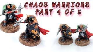 Painted Chaos Warriors Battleline Slaves to Darkness Warhammer Age of Sigmar [upl. by Jolie]