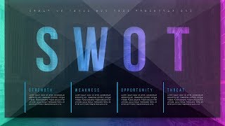 How To Design Best Business SWOT Analysis Presentation Slide in Microsoft Office 365 PowerPoint PPT [upl. by Annemarie]