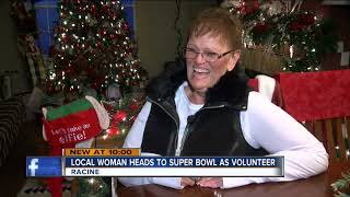 Local Woman Heads to Super Bowl as Volunteer [upl. by Noirred]