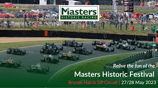 Race Round Up  Masters Historic Festival  Brands Hatch 2023 [upl. by Lyns]