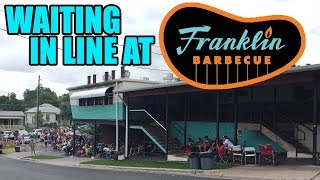 Franklin BBQ line  Austin Texas 2017 1st in line [upl. by Javed352]