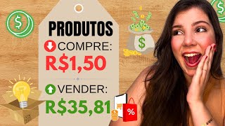 10 PRODUTOS PARA REVENDER e GANHAR MUITO DINHEIRO ALTA DEMANDA LUCRE MAIS DE 100 [upl. by Bethany]