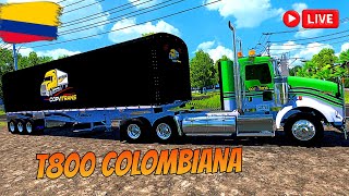 MANEJANDO UNA HERMOSA KENWORTH T800 COLOMBIANA  American Truck Simulator envivo [upl. by Campagna]