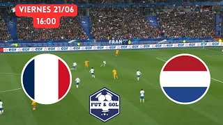 🔴 PAISES BAJOS  FRANCIA EN VIVO  EUROCOPA 2024 FUT AND GOL [upl. by Francyne609]