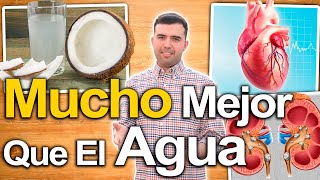 Agua De Coco Cura Todo  Beneficios Para Eliminar La Diabetes Presión Alta Y Más  Cómo Hacer Jugo [upl. by Pachton]