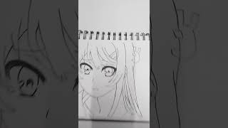 Wait for end 😮 anime drawing shorts [upl. by Fen]