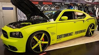 Dodge Charger SRT8 61 HEMI V8 600 PS CustomKingz Tuning at Essen Motorshow  Exterior Walkaround [upl. by Marlee]