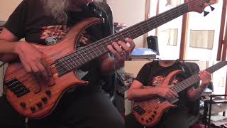 Moscato bass fanned fret fretless [upl. by Inod]