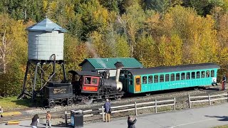 Mount Washington Cog Railway trip with steam [upl. by Josefina]