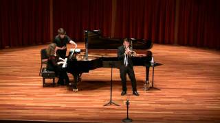 Nitzan Haroz at CSU  Marcello Sonata in F Major [upl. by Ebby]