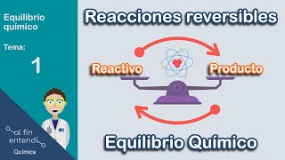 El mejor video para entender EQUILIBRIO QUÍMICO [upl. by Ettari]