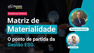 Resenha de quinta 111  Matriz de materialidade O ponto de Partida da Gestão ESG [upl. by Todhunter]