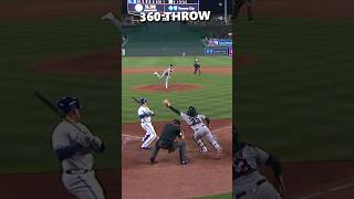 Catcher makes AMAZING 360 throw [upl. by Lesab]