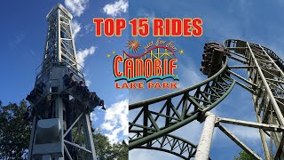 Top 15 Rides at Canobie Lake Park [upl. by Einitsed802]